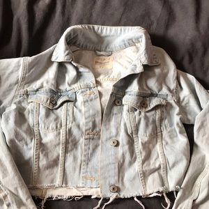 Jean crop jacket